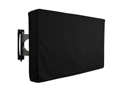 Capa Protetora Para Tv, Telas E Televisores Externos Para Pátio E Jardim À Prova Dágua E Durável Preta Ehstmind (65 70 Polegadas)