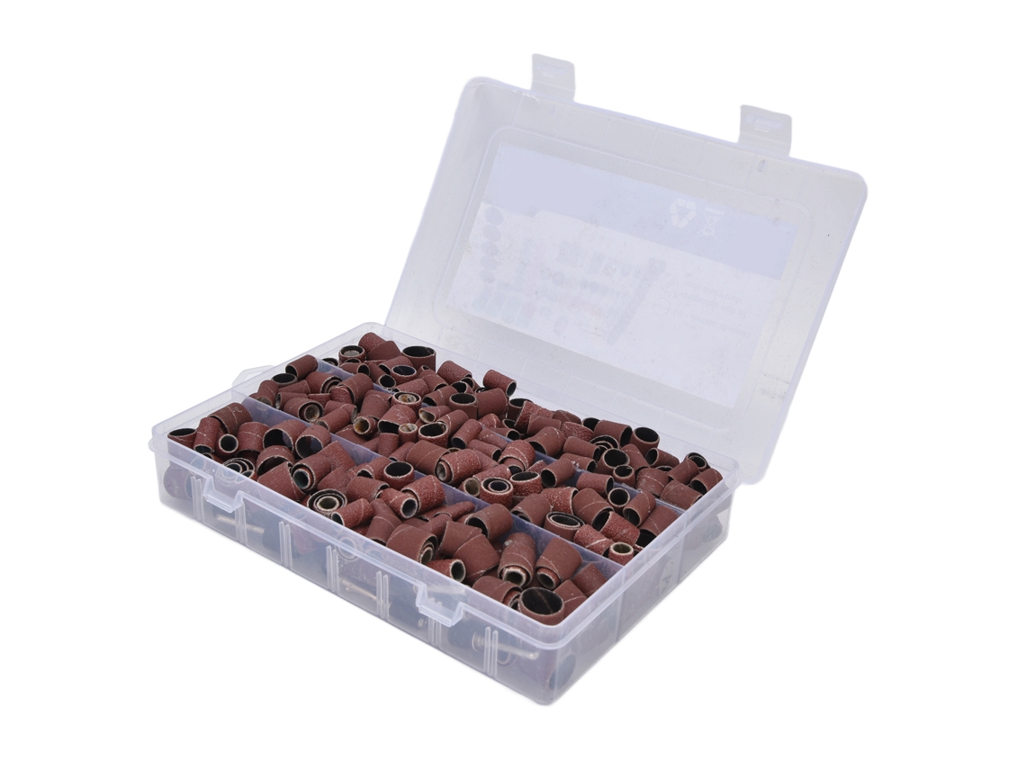Conjunto De 384 Bicos De Lixa Com Mandrígues De Resina Para Carving Nuclear Madeira Metal