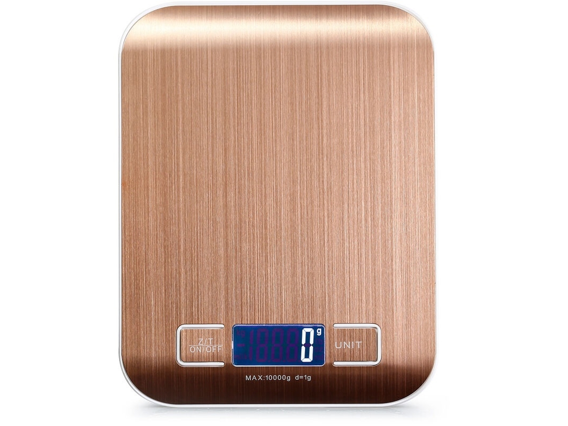 Lurelia Balança De Cozinha, 5 Kg, 1 G, Lcd, Aço Inoxidável