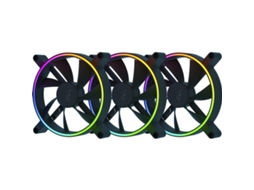 Ventoinha 140Mm RAZER Kunai Chroma Argb Performance Preta Pack 3