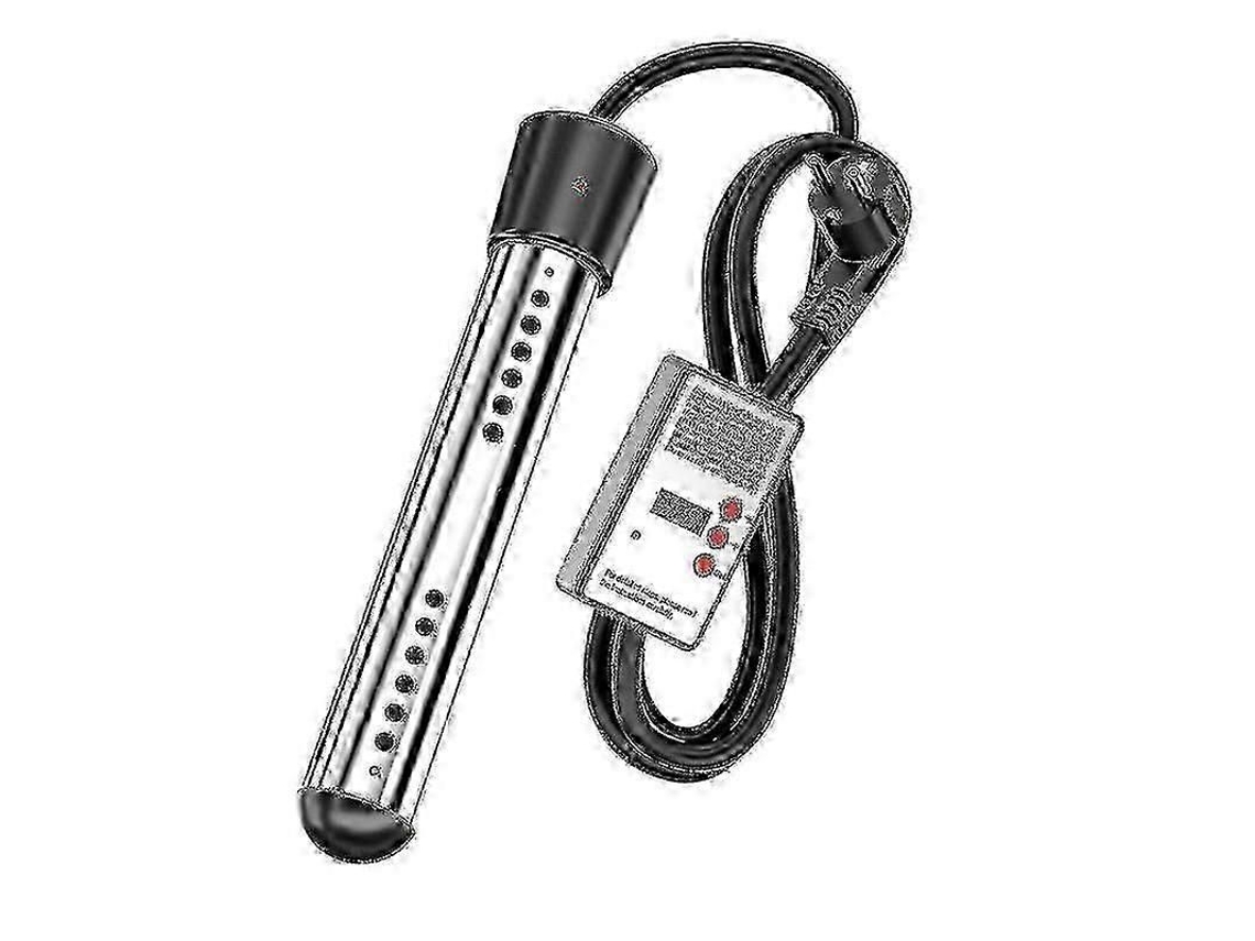 Aquecedor de Água Submersível Elétrico 3000w Piscina Haste Aquecimento Rápido Tempo Inteligente G20241924424 GOKOCO (eu2000w Preto )