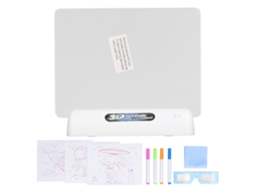 Primerox placa de Luz 3d Ultimate para Crianças Doodle Colorido e Seguro com Óculos 3d