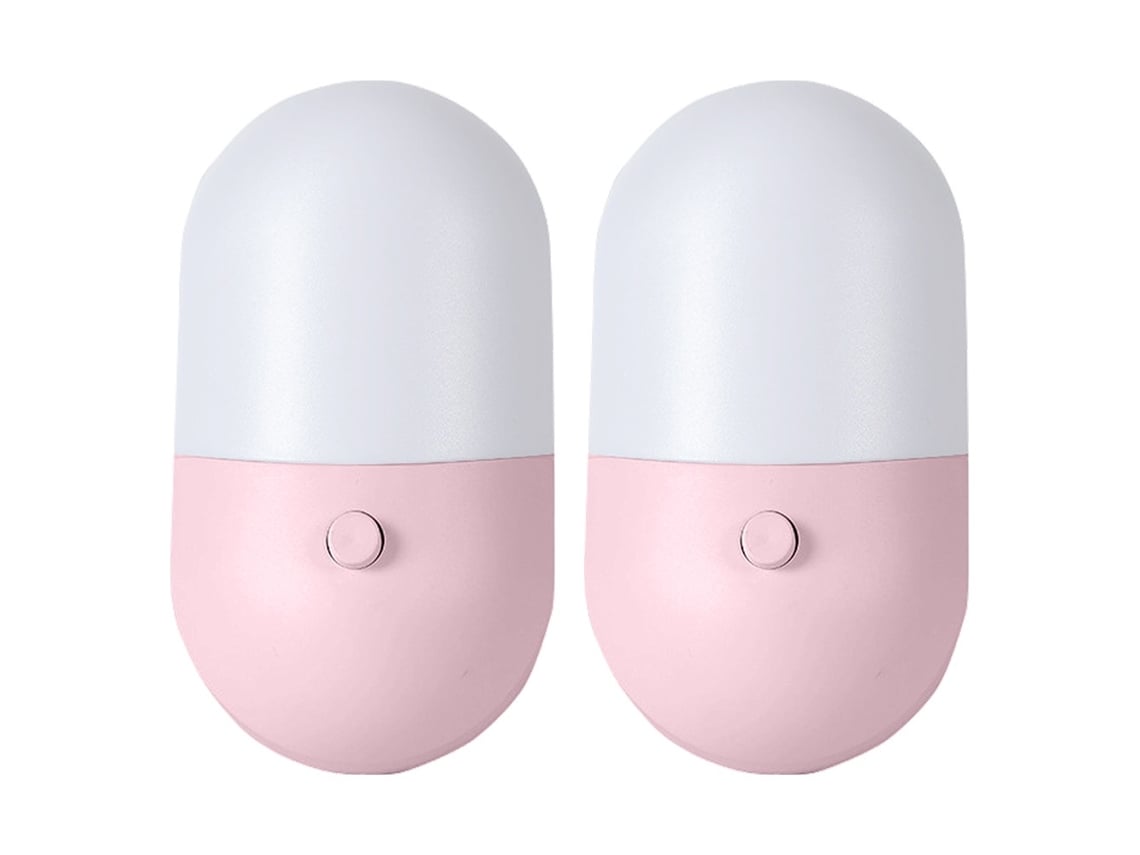 Elysve Luz Noturna 2pcs, Rosa Para Jardim