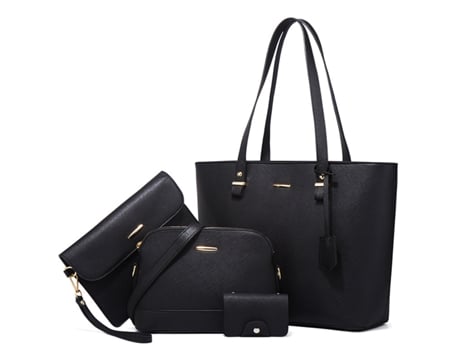 Mala De Ombro De Mulher S/macra Satchel Preto (tamanho Único)