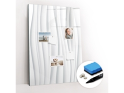 Quadro Magnético Abstração De Linhas Para O Quarto Das Crianças Espelharte (70x100 Cm)