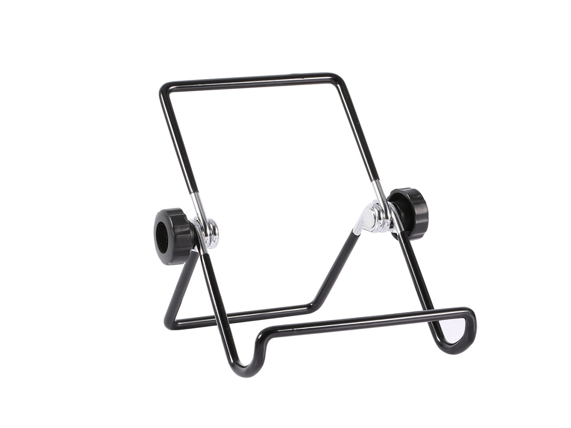 Suporte Metálico Ajustável Em Várias Posições, Portátil E Dobrável, Antiderrapante Para Ipad E Tablets De Pequeno Porte
