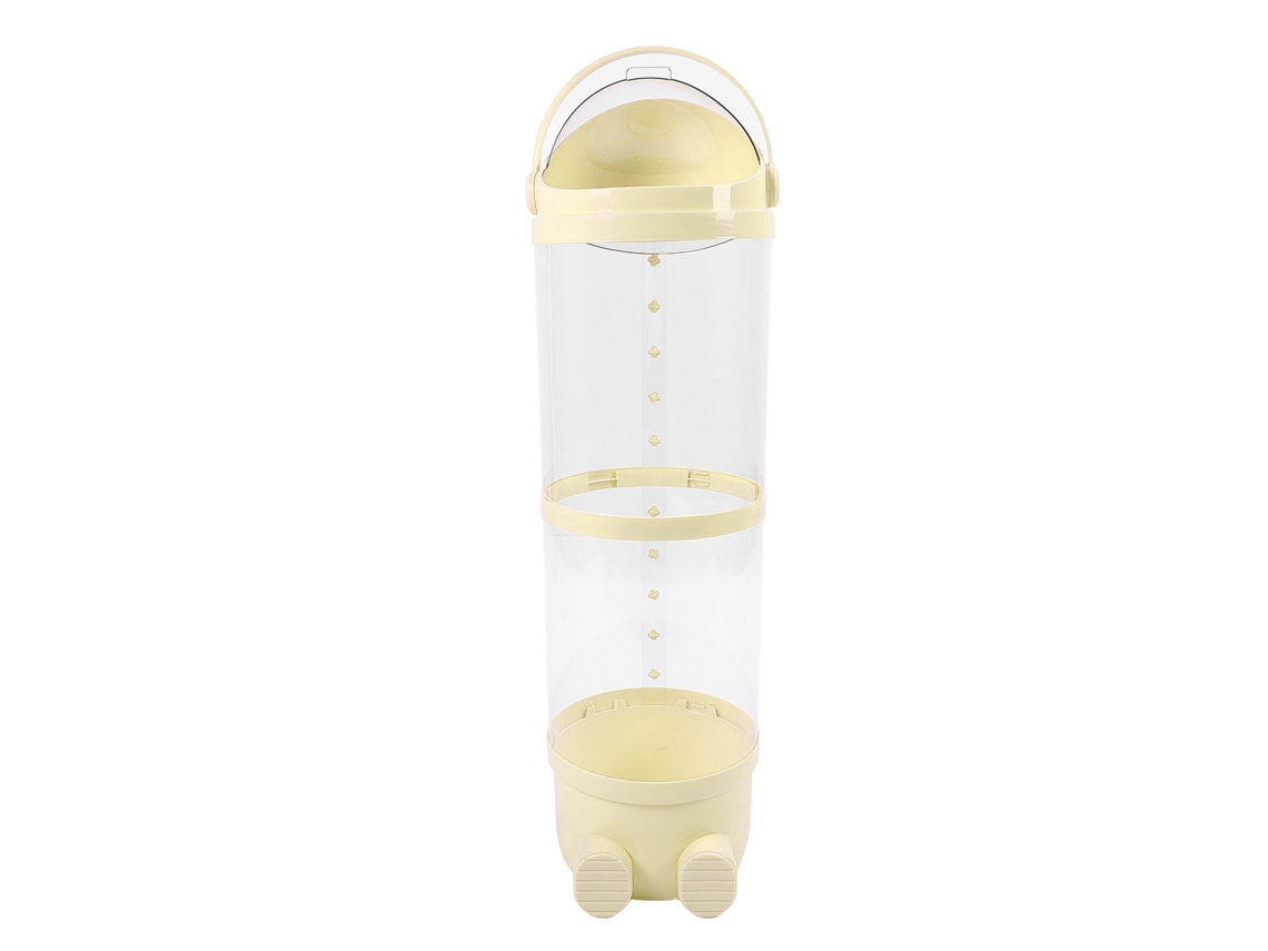 Balde de Armazenamento Vertical 97cm Amarelo S/MARCA
