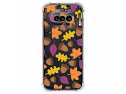 Capa Tumundosmartphone Transparente De Silicone À Prova De Choque Para Nothing Phone 4a 5g Design Outonal Com Estampa De Desenho Animado