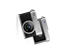 Mini Câmera de Chaveiro 1080p Mini Câmera Digital Retrô Pequena e Portátil Gravador de Vídeo de Bolso para Viagens e Estudos Branca ELECTVAULT1