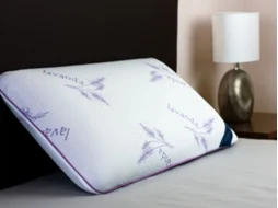 Travesseiro Viscoelástico Núcleo Luxe Lavanda 70 Cm Ikon Sleep Firmeza Média