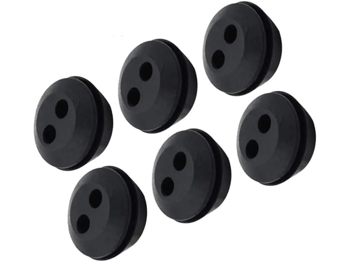 Conjunto De 6 Arruelas Bêbadas Com 2 Furos Para Vedação Combustível,