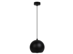 Led 20W Suspensão Esférica Preta