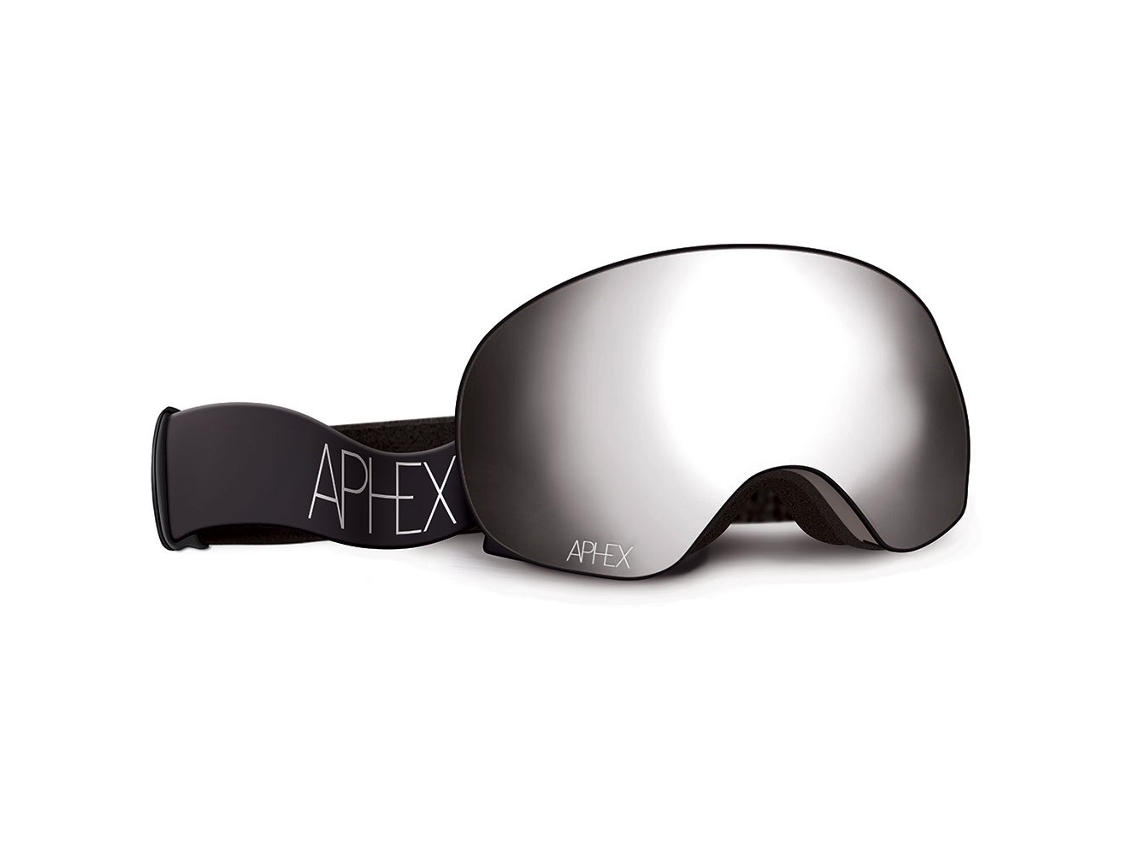 APHEX Máscara Esqui Explorer Preto Silver/CAT3+Yellow/CAT1
