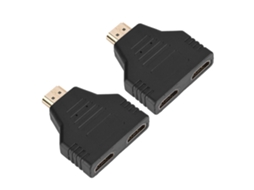Adaptador Splitter Hdmi 2 Portas Protege Interface Conexão Múltipla