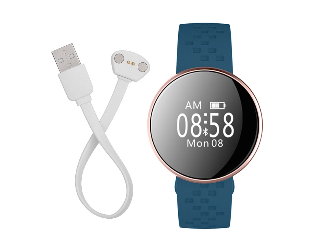 Pulseira Inteligente Com Monitor Cardíaco E Resistência À Água Ip67