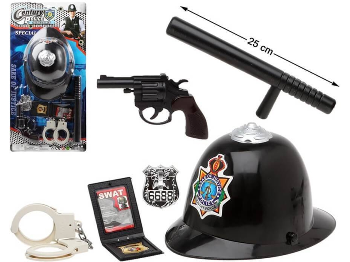 Capacete DISFRAZZES Kit Polícia