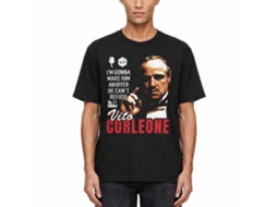 Rockinstone Godfather Movie Offer He Cant Refuse Corleone Black Adult T-shirt Size:l