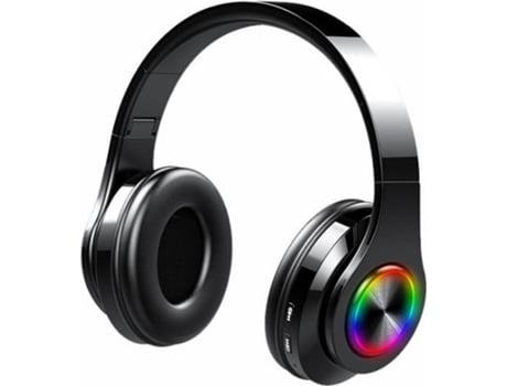 Auscultadores Bluetooth HDTOSNER (On Ear - MicroAuriculares - Preto)