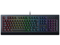 Teclado Para Jogos Yizhood Membrana Suave Programável Rgb Chroma Preto