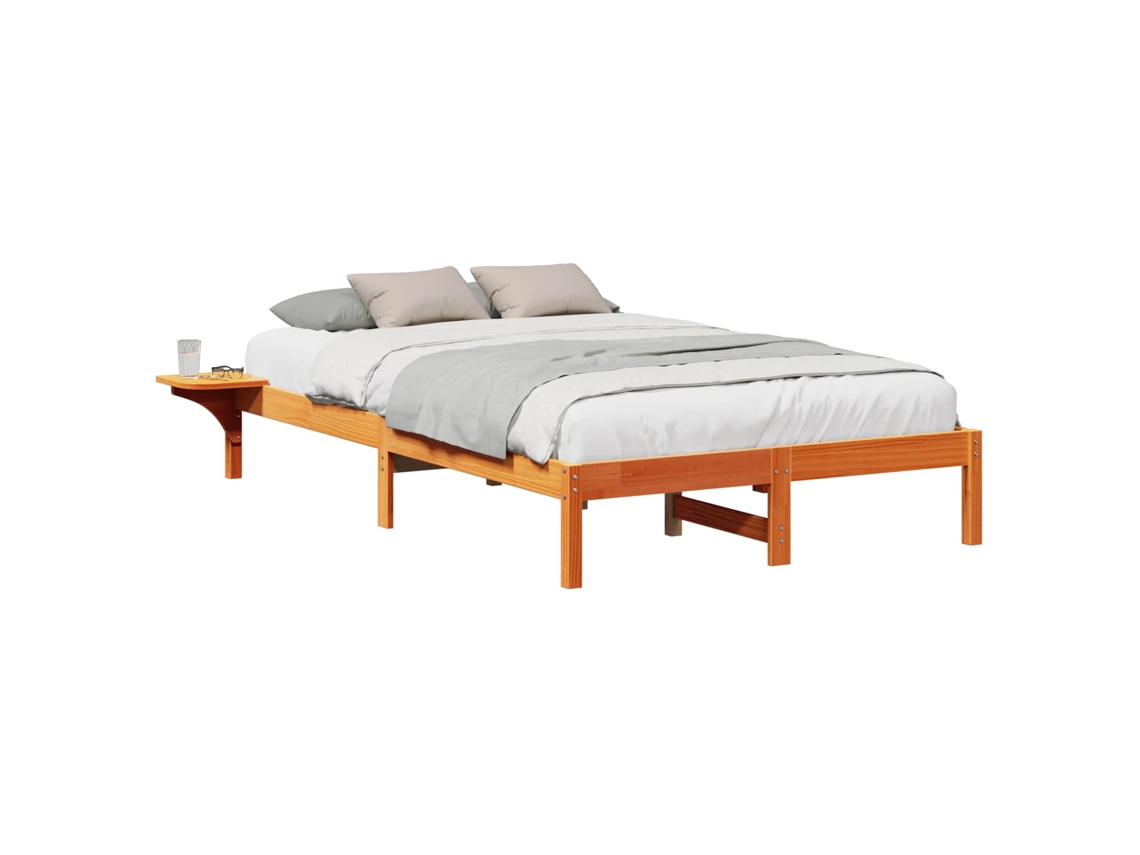 Estrutura da Cama Marrom Cera 120 X 190 Cm MAISON EXCLUSIVE