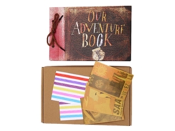 Álbum De Scrapbook Diy Vintage Aventura Diario De Viajes Libro De Recuerdos Con Portada Dura 290x190mm