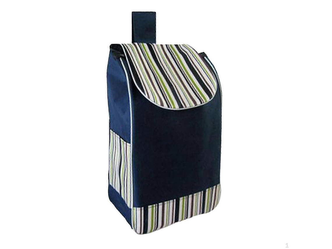 Sacola de Compras Dobrável e Impermeável para Carrinho de Compras, Resistente e Feita de Tecido Oxford. GOKOCO