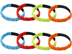 Mikinona Conjunto De 8-faixas Elásticas Para Corrida Pernas Com Tiras Tecido Oxford Em Cores Vibrantes