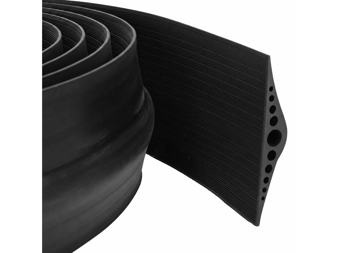 Vidaxl Selante De Piso Para Garagem 155 X 28 Mm 5,5 M Borracha Epdm