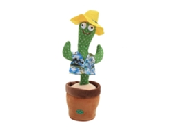 Peluche Interactivo Dancing Cactus Arzopa |  Havaí | Repete Audição | 120 Canções