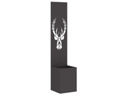 Tela de Privacidade para Jardim Preto 32x32x150 cm MAISON EXCLUSIVE