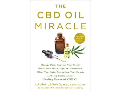 Livro CBD Oil Miracle de Laura Lagano (Inglês)
