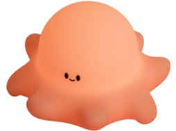 Luminária Noturna Polvo Kawaii, Abajur De Cabeceira Para Quarto Ao