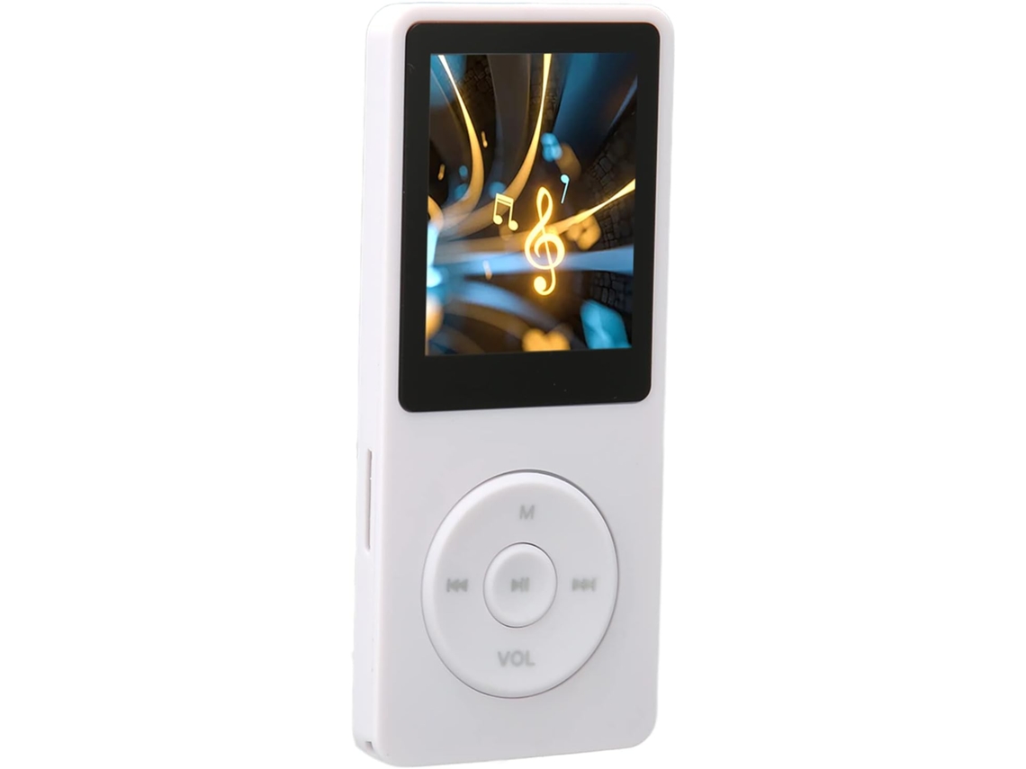 Reprodutor portátil de MP3/MP4 com áudio de 1,8", rádio FM, gravação, jogos, livros, filmes, etc. (rosa)