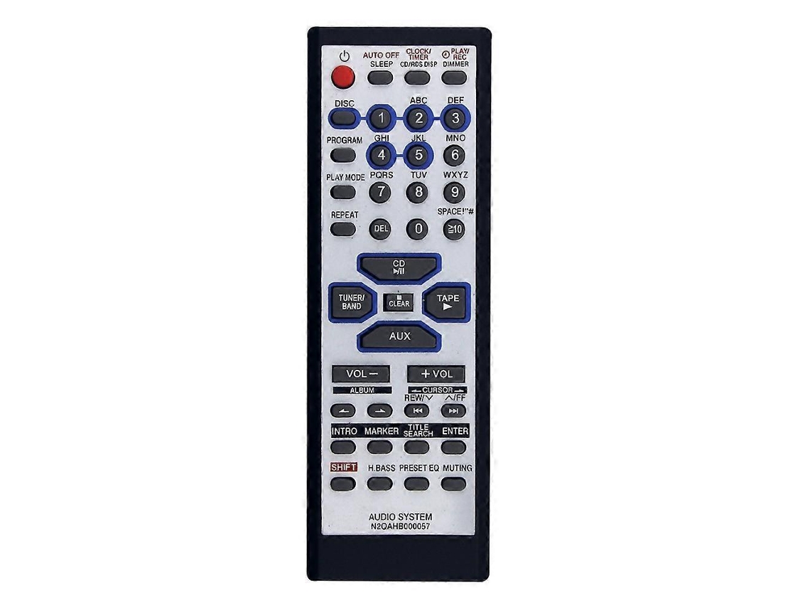 Comando À Distância Para N2qahb000057 Panasonic Cd Stereo System Sc-ak330 Sc-ak333 Sc-ak230 Sa-ak230 Sb-ak230 Sa-ak333