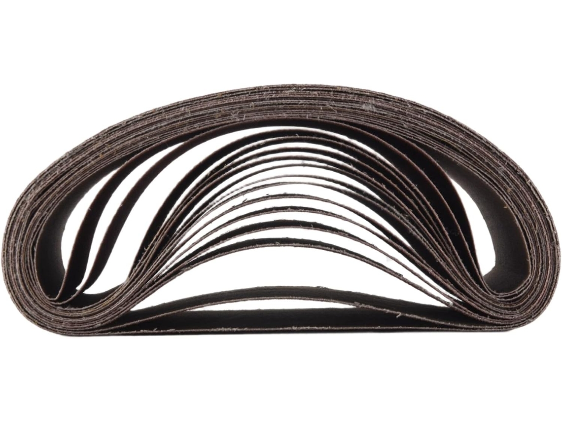 Lixa de Óxido de Alumínio de 75 X 533 Mm , Pacote com 15 Unidades. SFUSHOS (3 X 21 Polegadas)