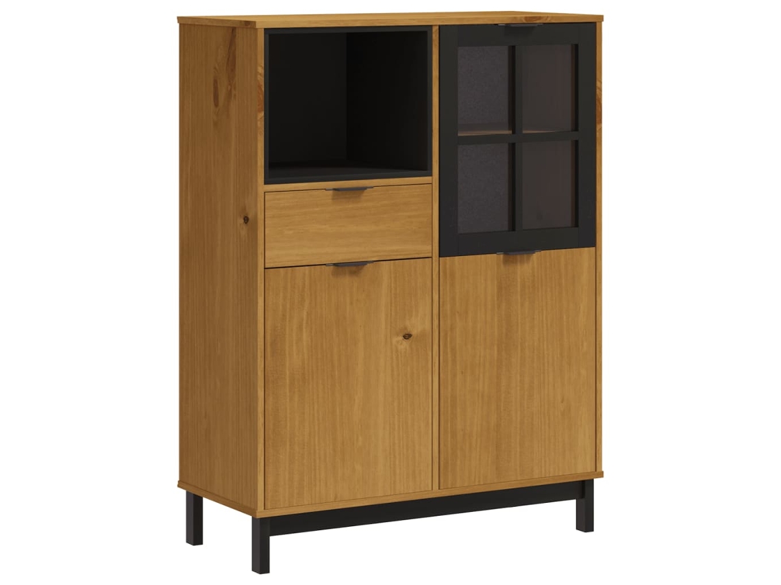 Highboard, Highboards Vidaxl Marrom Madeira De Pinho