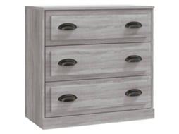 Aparador de Madeira Cinzento Sonoma MAISON EXCLUSIVE (70x35,5x67,5 cm)
