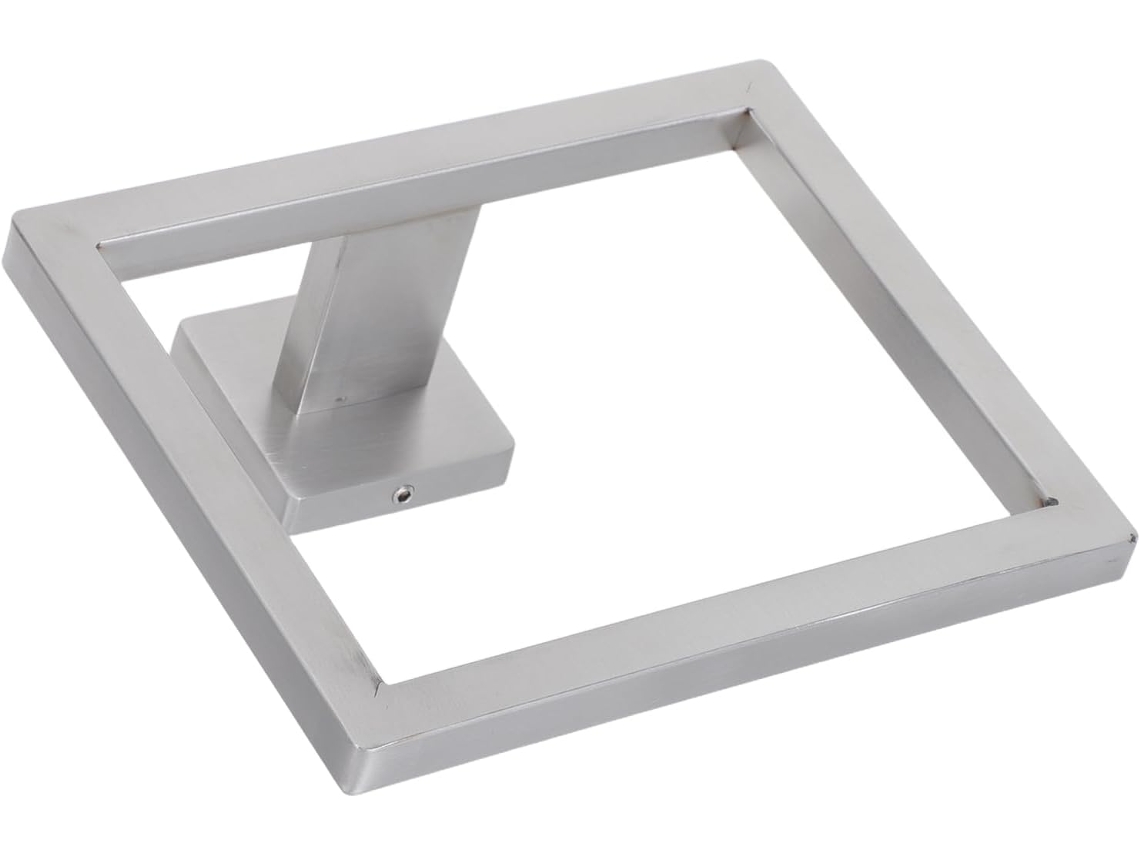 Porta Toalhas De Parede Healvian Em Aço Inoxidável, Com Design Quadrado De 16, 2cm 6, 4, Ideal Para Uso Diário