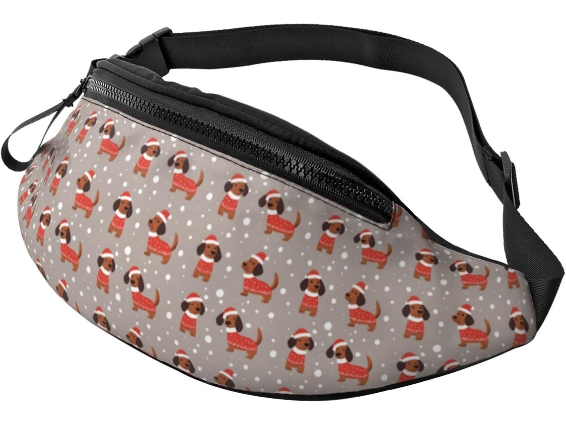 Pochete Esportiva Natalina de Dachshund | S/MARCA