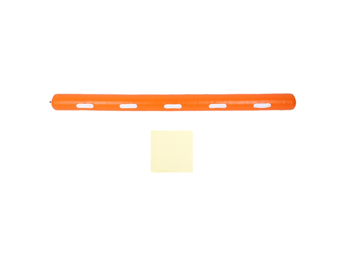 Bastão Inflável para Piscina 230cm Noodle Flutuador Pvc Brinquedo de Água Laranja para Praia e Festas | S/MARCA