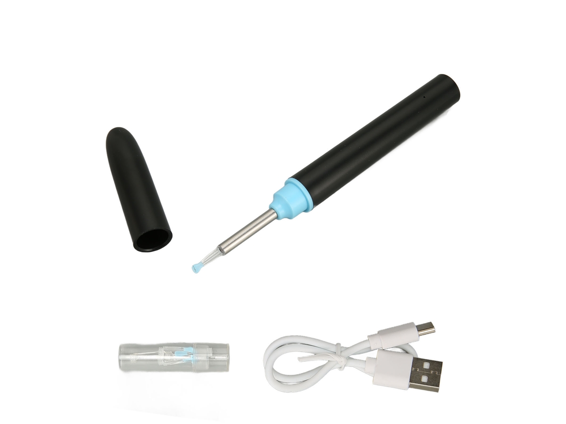 Aetheria remover de Cera de Ouvido Visível com Câmera Hd 1080p e Design Ergonômico À Prova D'água