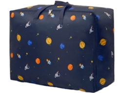 Saco Organizador De Roupas Com Alça, Dobrável, Resistente, Para Guardar Roupas Em Qualquer Lugar, 60x50x25cm