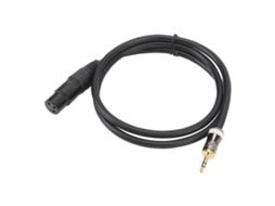 Cabo de Áudio Microfone 3.5mm Macho para Xlr Fêmea LAXISCREED