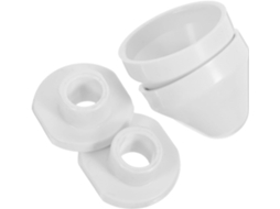 Conjunto De 2 Capas Plásticas Para Parafusos De Vasos Sanitários Suspensos, Capa Para Assento Sanitário