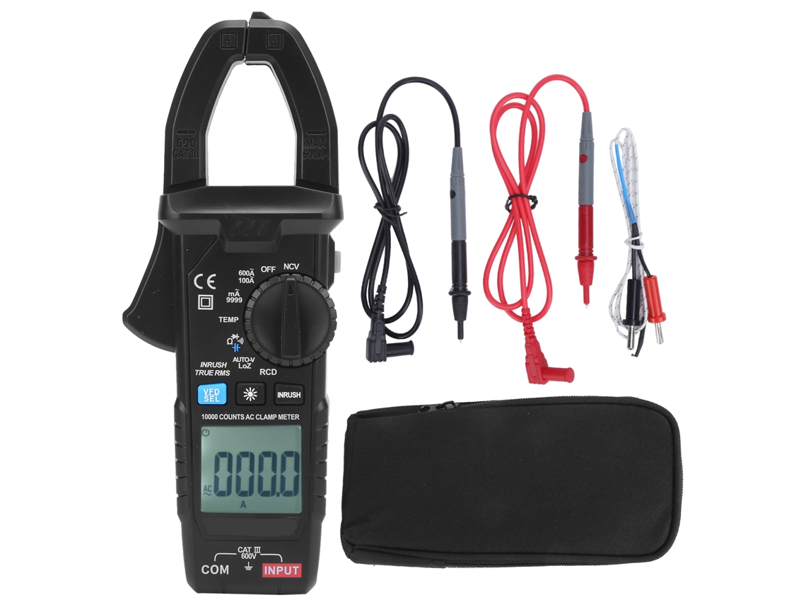 Medidor de Gandola Digital Cm83c 600a/600v True Rms Tester com Lcd para Eletricista