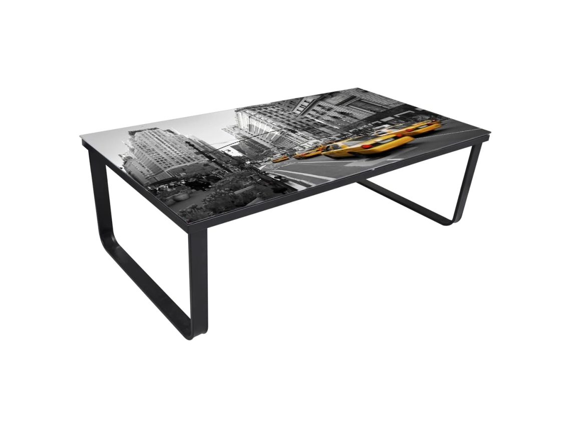 Coffee Table, Coffee Table Vidaxl Multicolor Vidro (n/a)