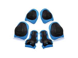 Conjunto de proteção infantil AQUAFORGE, cotoveleiras, Joelheiras e protetores de pulso