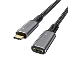 Cabo De Extensão Thunderbolt 4 Usb-c Macho-fêmea 8k/5k 40gbps 100w 0,8m