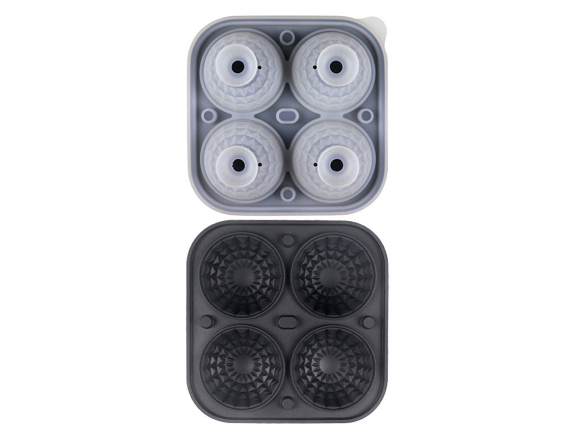 Formas de silicone para gelatina, formato quadrado e redondo grande para utensílios domésticos, como bolos, doces e chocolates. 6 unidades.