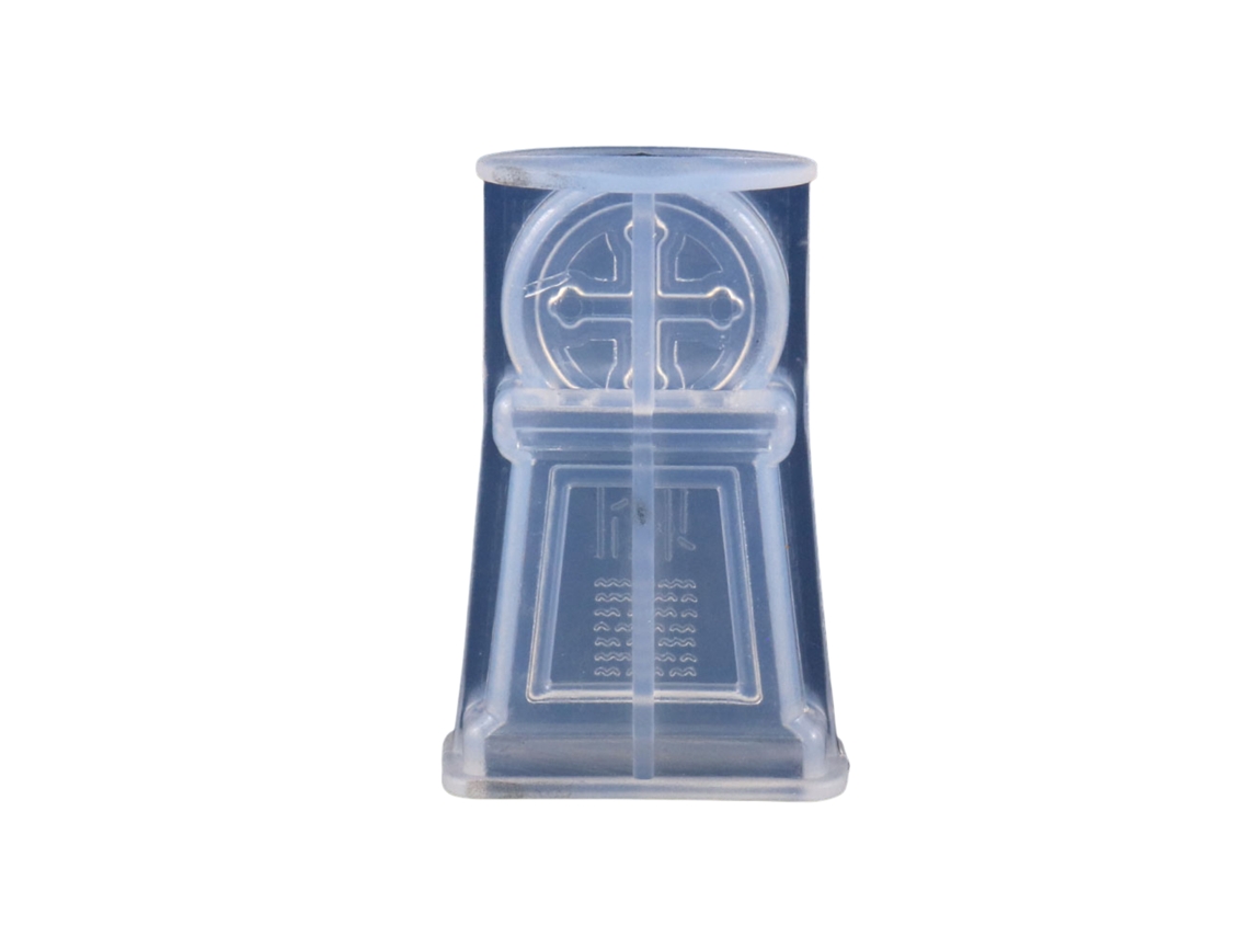 Mold De Silicone Forma Túmulo Cruz Halloween Diy Para Velas